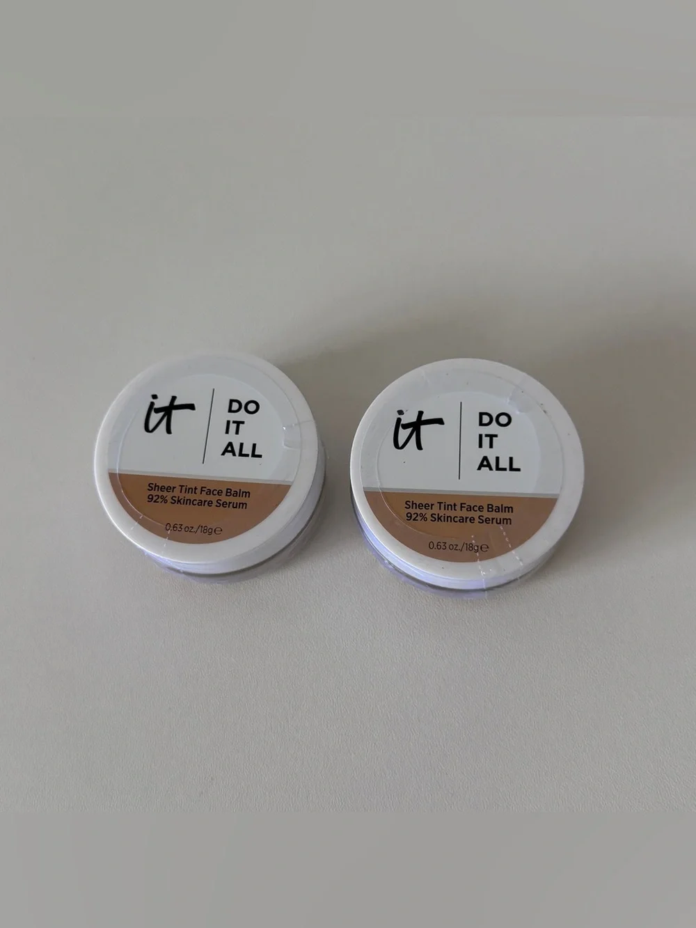 IT COSMETICS DO IT ALL SHEER TINT FACE BALM - set of 2